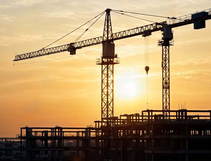 sunset-construction-site